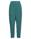 Rinascimento Woman Pants Deep Teal Size M Polyester, Elastane In Green
