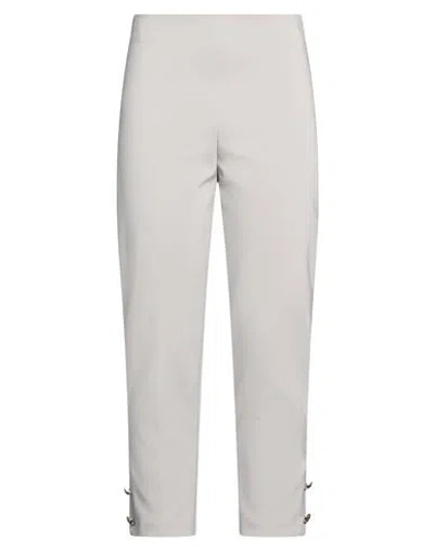Rinascimento Woman Pants Light Grey Size Xl Polyester, Elastane In White