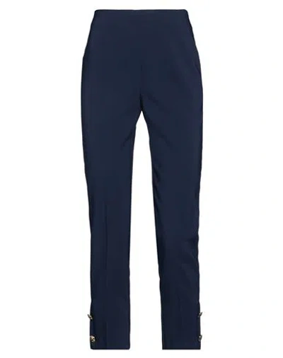 Rinascimento Woman Pants Navy Size Xs Polyester, Elastane In Blue