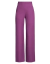 Rinascimento Woman Pants Purple Size Xs Polyester, Elastane