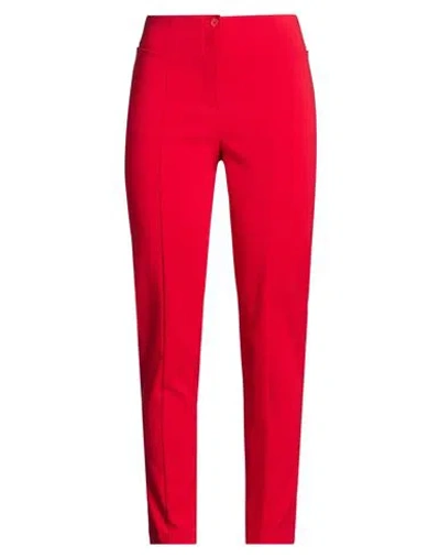 Rinascimento Woman Pants Red Size S Polyester, Elastane