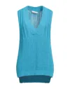 Rinascimento Sweaters In Blue