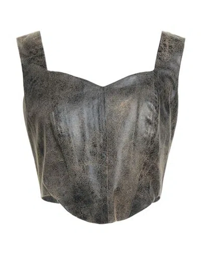 Rinascimento Woman Top Black Size S Polyester, Elastane