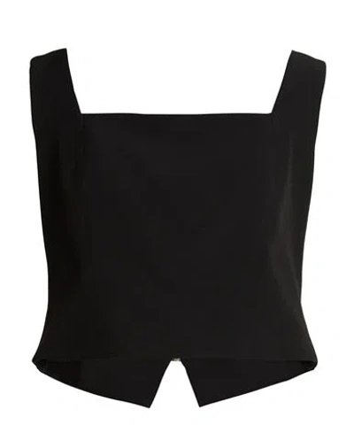 Rinascimento Woman Top Black Size Xl Polyester, Elastane