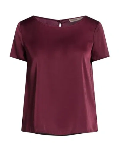 Rinascimento Woman Top Burgundy Size Xs Polyester, Elastane