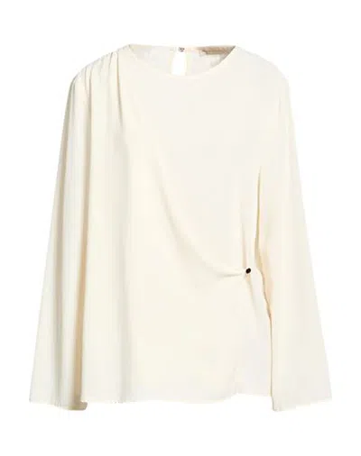 Rinascimento Woman Top Cream Size 10 Polyester In White