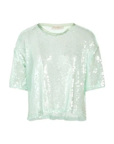 Rinascimento Woman Top Light Green Size L Polyester, Elastane