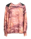 Rinascimento Woman Top Rust Size 14 Polyester, Elastane In Red