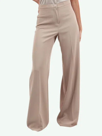 Rinascimento Women's Trousers Turtleneck Beige In Brown