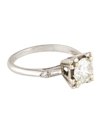 Pre-owned Ring 0.84ct Diamond Engagement  In Multi