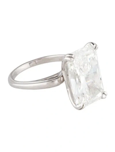 Pre-owned Ring 10.00ct Lab-grown Diamond Engagement  In Multi
