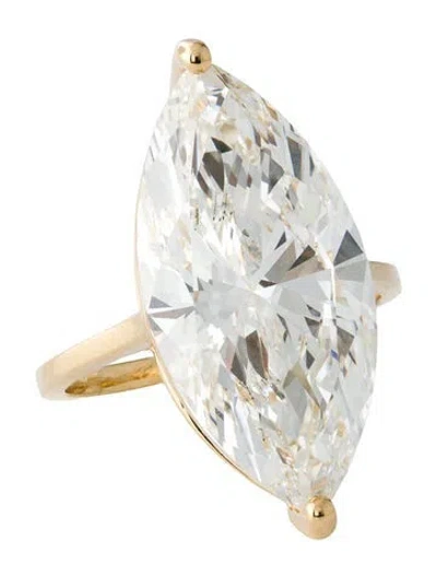 Pre-owned Ring 10.00ct Lab-grown Diamond Engagement  In Multi