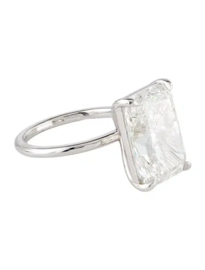 Pre-owned Ring 10.09ct Lab-grown Diamond Engagement  In Multi