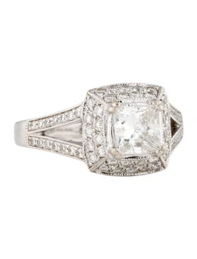 Pre-owned Ring 1.00ct Diamond Engagement  In Multi