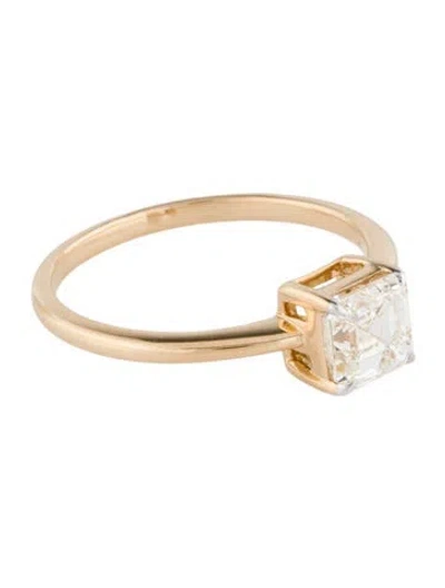 Pre-owned Ring 1.00ct Diamond Engagement  In Multi