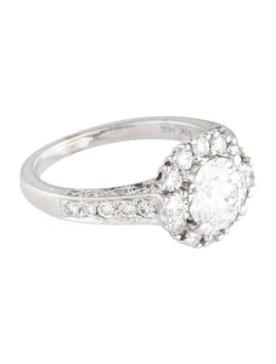Pre-owned Ring 1.00ct Diamond Engagement  In Multicolor