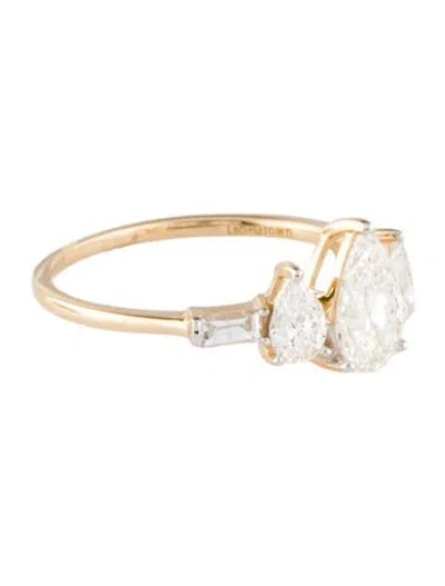 Pre-owned Ring 1.00ct Lab-grown Diamond Engagement  In Multi