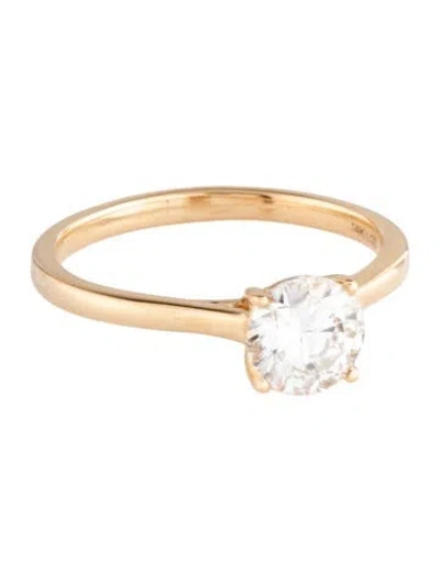 Pre-owned Ring 1.00ct Lab-grown Diamond Engagement  In Multicolor