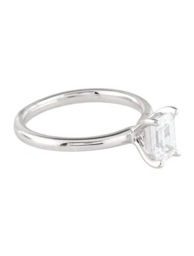 Pre-owned Ring 1.00ctw Lab-grown Diamond Engagement  In Multi