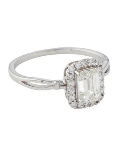 Pre-owned Ring 1.01ct Lab-grown Diamond Engagement  In Multi