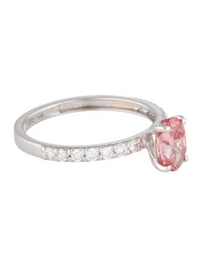 Pre-owned Ring 1.01ct Lab-grown Diamond Engagement  In Multi