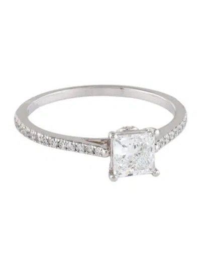 Pre-owned Ring 1.01ct Lab-grown Diamond Engagement  In Multi