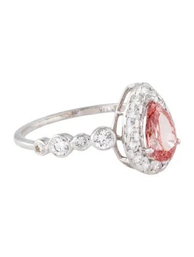 Pre-owned Ring 1.02ct Lab-grown Diamond Engagement  In Multi