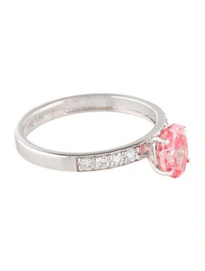 Pre-owned Ring 1.02ct Lab-grown Diamond Engagement  In Multi