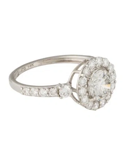 Pre-owned Ring 1.03ct Lab-grown Diamond Engagement  In Multi