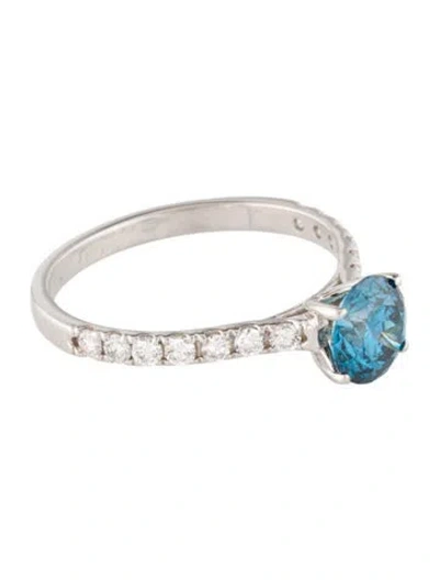 Pre-owned Ring 1.03ct Lab-grown Diamond Engagement  In Multi