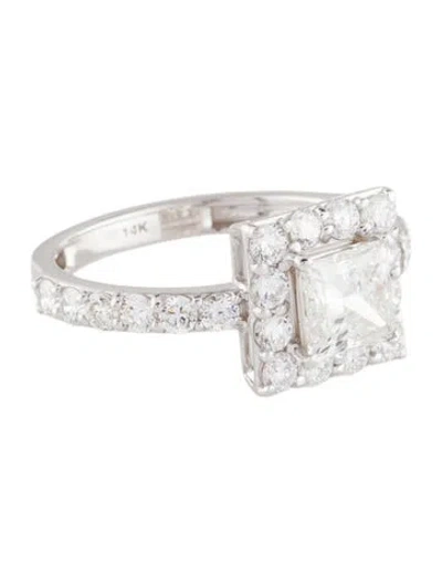 Pre-owned Ring 1.05ct Lab-grown Diamond Engagement  In Multi