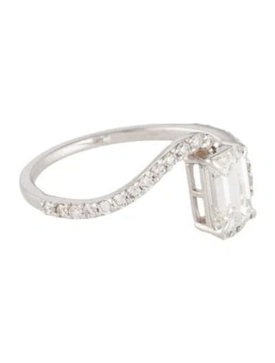 Pre-owned Ring 1.05ct Lab-grown Diamond Engagement  In Multi