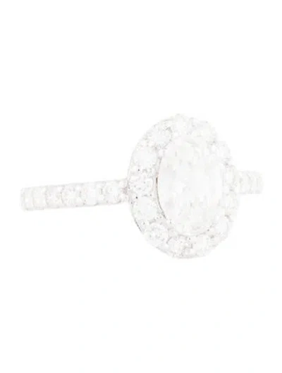 Pre-owned Ring 1.05ct Lab-grown Diamond Engagement  In Multi