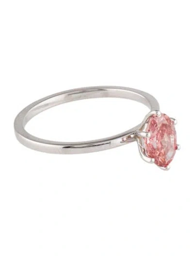 Pre-owned Ring 1.06ct Lab-grown Diamond Engagement  In Multi