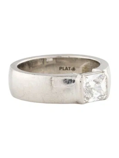 Pre-owned Ring 1.07ct Diamond Engagement  In Multi