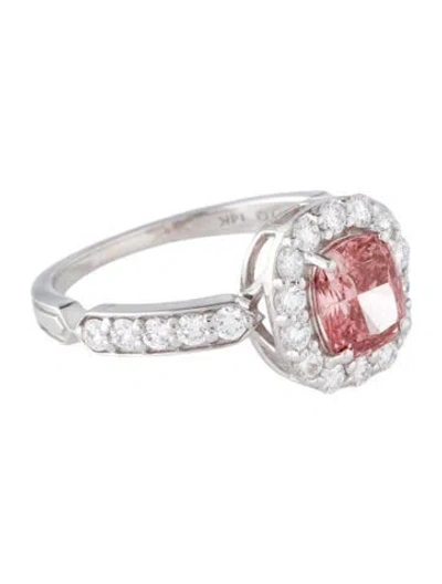 Pre-owned Ring 1.07ct Lab-grown Diamond Engagement  In Multi