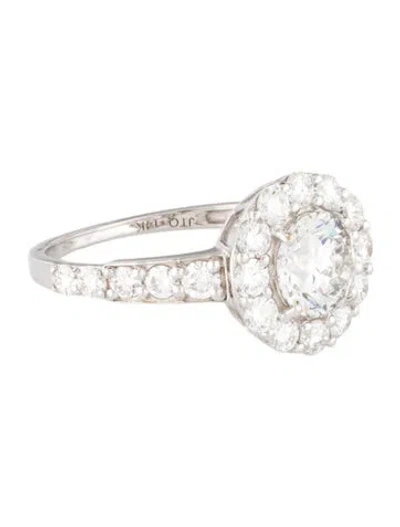 Pre-owned Ring 1.07ct Lab-grown Diamond Engagement  In Multi