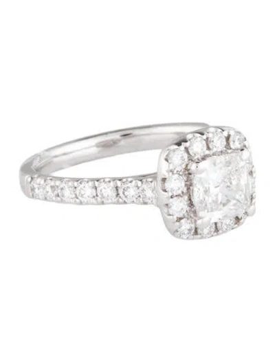 Pre-owned Ring 1.08ct Lab-grown Diamond Engagement  In Multi