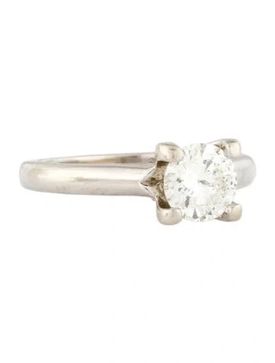 Pre-owned Ring 1.09ct Diamond Engagement  In Multi