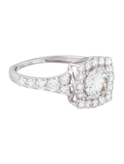 Pre-owned Ring 1.09ct Lab-grown Diamond Engagement  In Multi