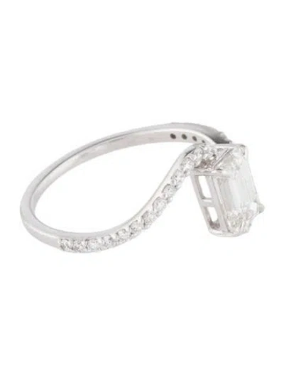 Pre-owned Ring 1.09ct Lab-grown Diamond Engagement  In Multi