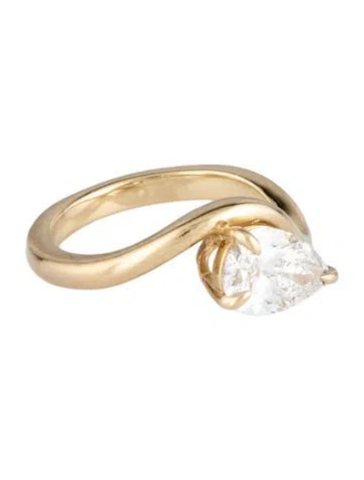 Pre-owned Ring 10k 1.00ct Lab-grown Diamond Cocktail  In Multi