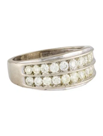 Pre-owned Ring 10k 1.10ctw Diamond Band In Multicolor