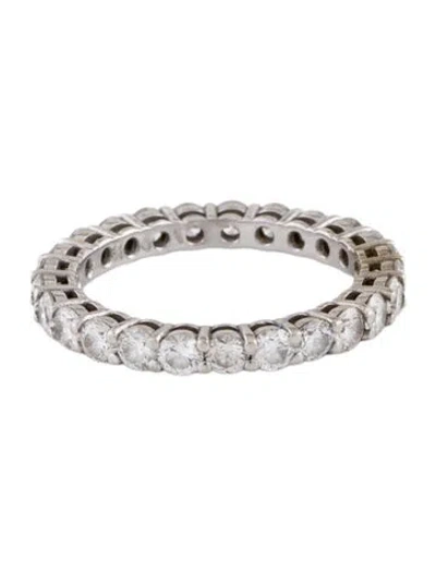Pre-owned Ring 10k 1.32ctw Lab Grown Diamond Eternity Band In Multi