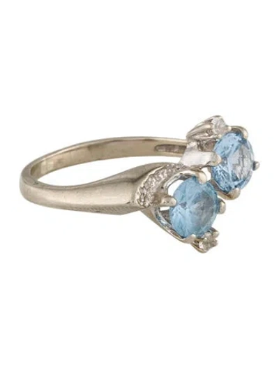 Pre-owned Ring 10k 1.35ctw Synthetic Spinel Cocktail  In Multi