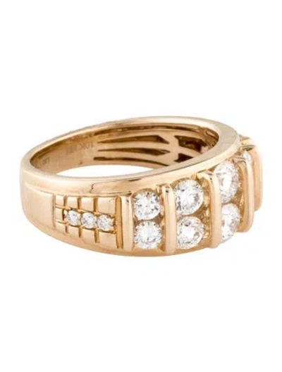 Pre-owned Ring 10k 2.05ctw Lab-grown Diamond Band In Multi
