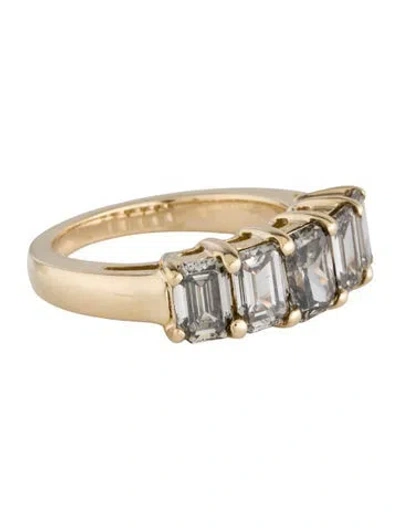 Pre-owned Ring 10k 2.63ctw Lab-grown Diamond Cocktail  In Multi
