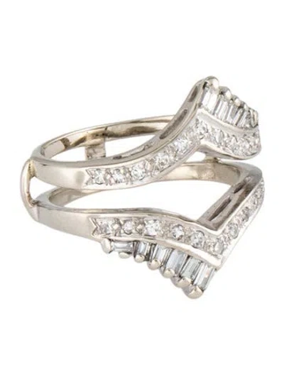 Pre-owned Ring 10k & Diamond Insert  In Multicolor