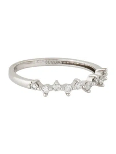 Pre-owned Ring 10k Confetti Diamond  In Multicolor