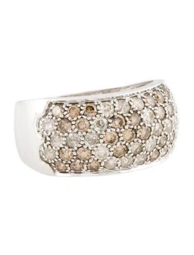 Pre-owned Ring 10k Diamond Band In Multi